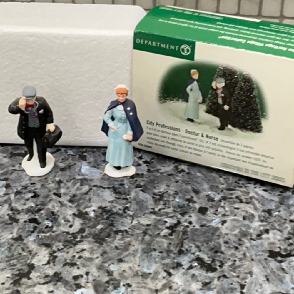 Department 56, City Professions, Doctor and Nurse,